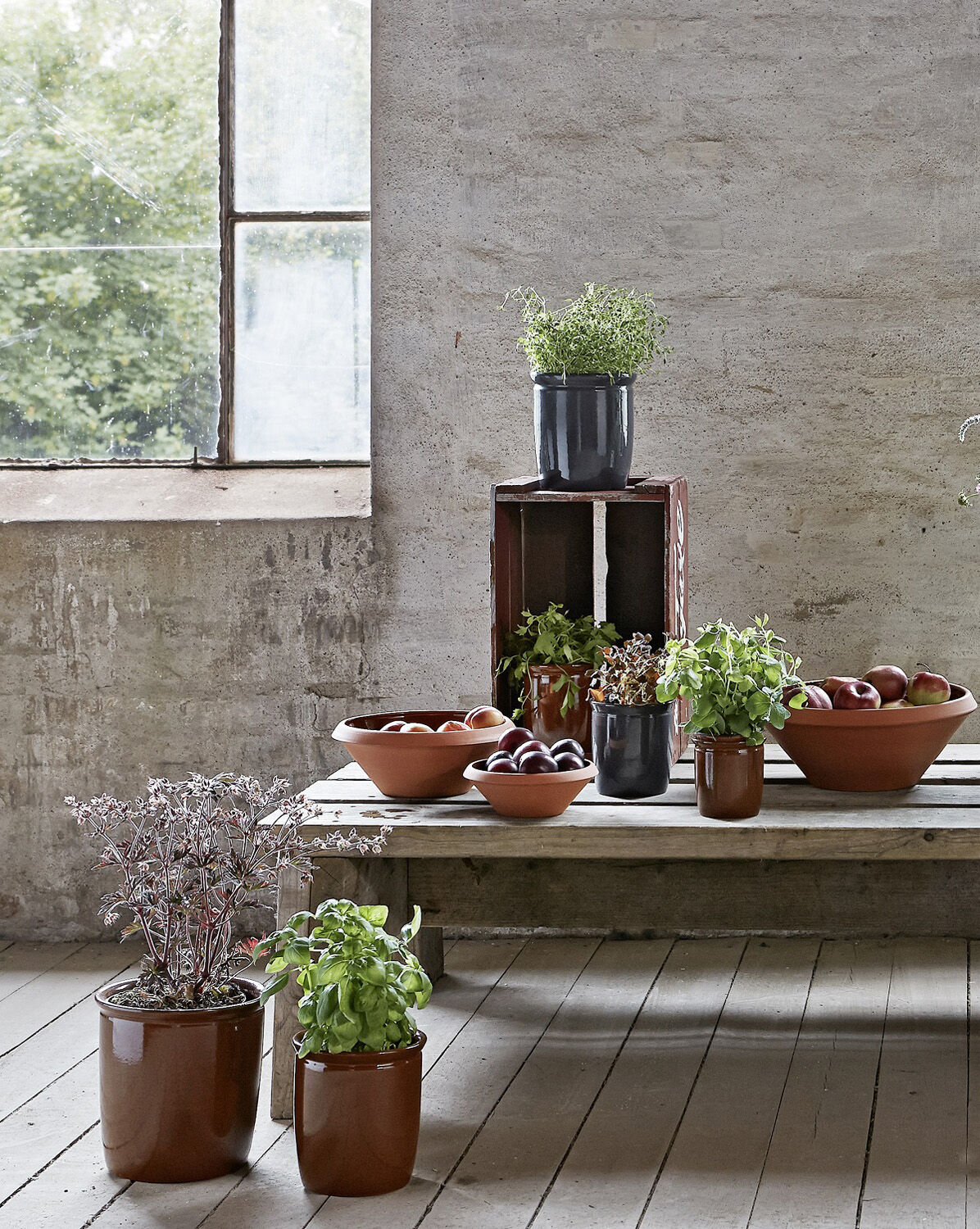 Knabstrup syltekrukke 4 l. terracotta