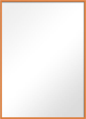Orange Wood Mirror