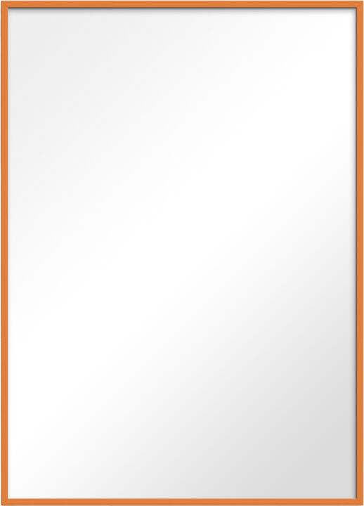 Orange Wood Mirror