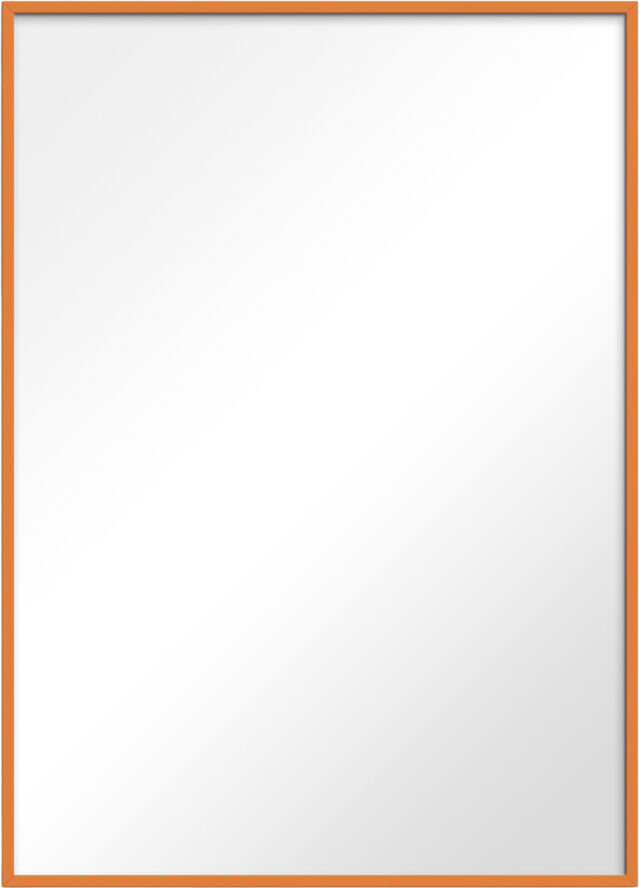 Orange Wood Mirror
