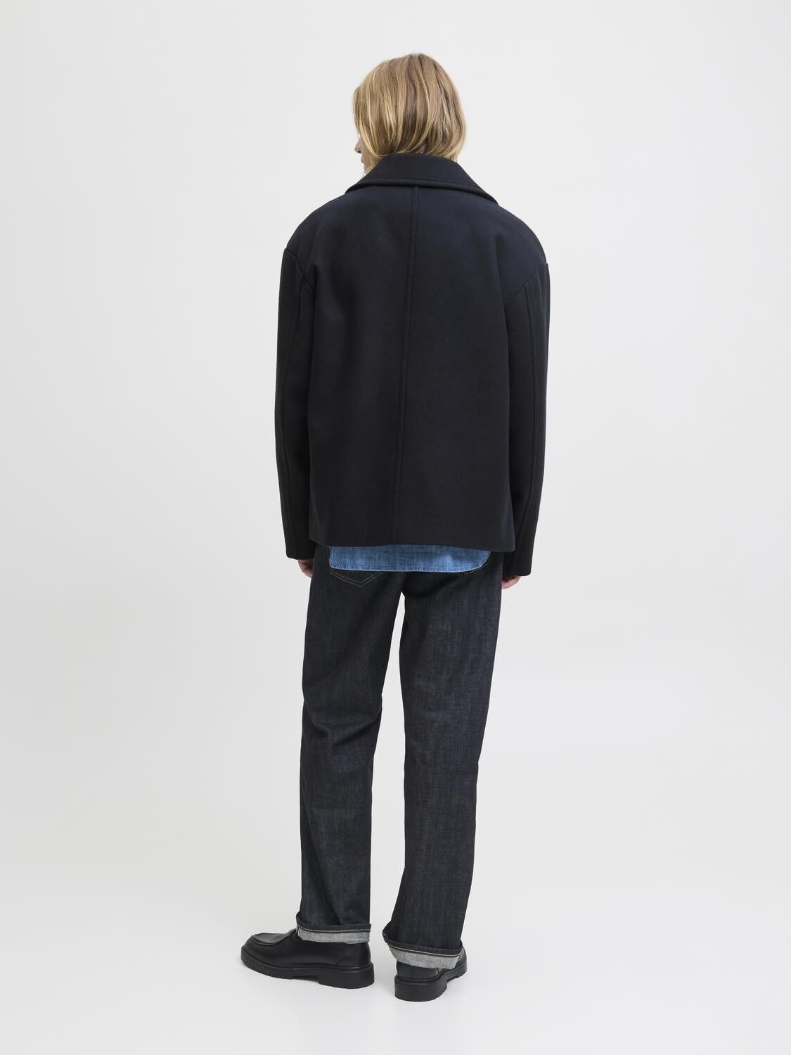 JPRBLUASHER WOOL BLEND PEACOAT