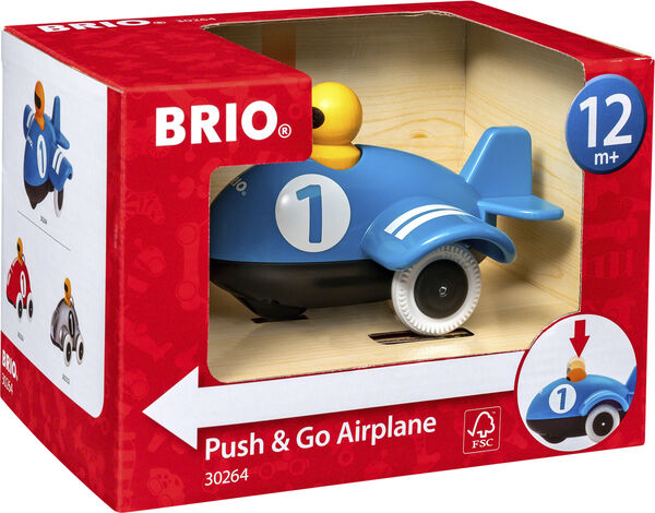 Brio push and go flyvemaskine