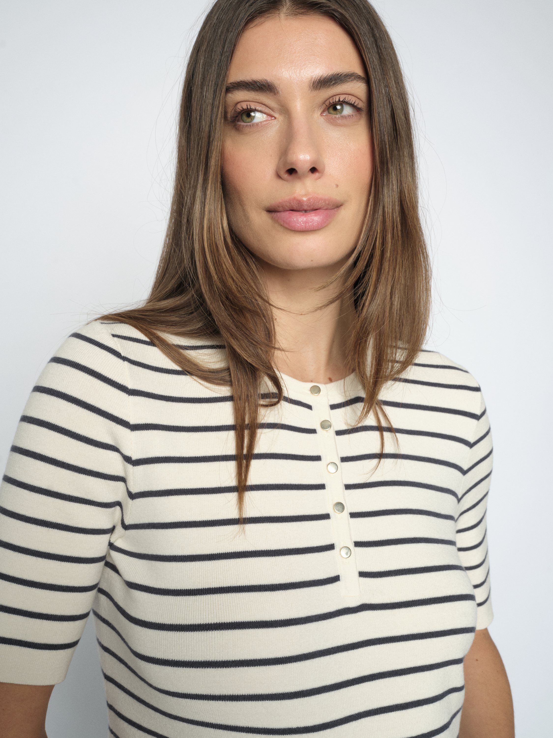 MMAliz Caliz Stripe SS Knit