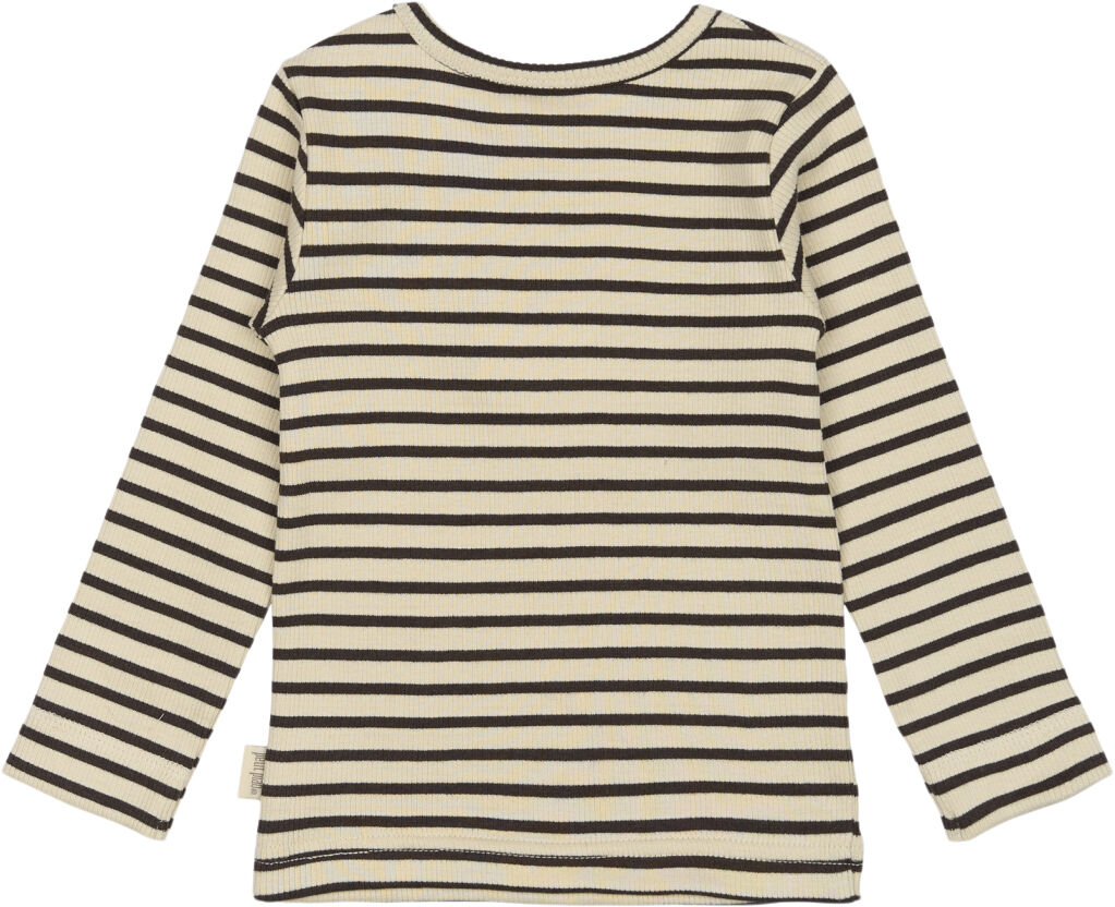 T-shirt L/S Modal Striped