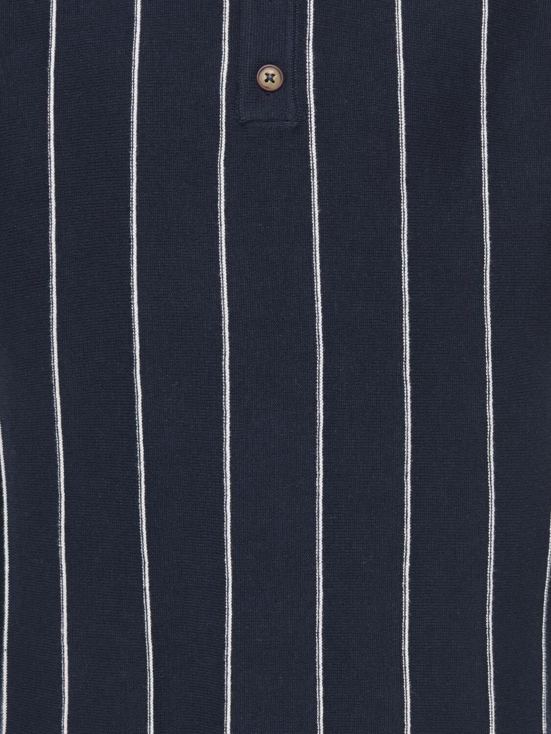 Osjsaim Reg 12 Stripe Ss Polo Knt