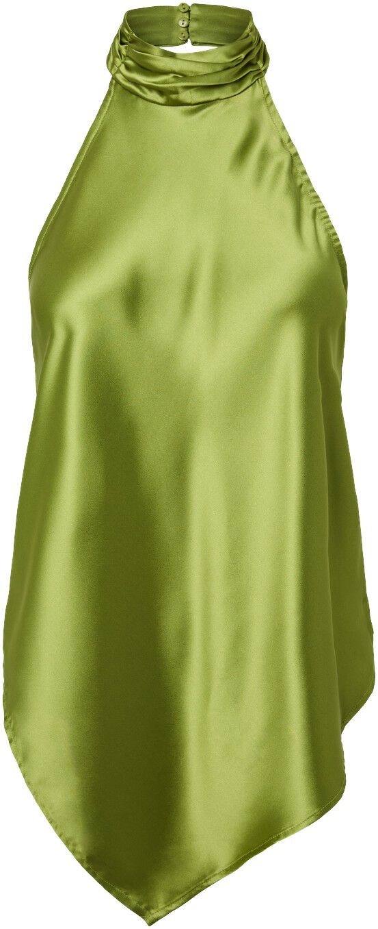 Pcevy Halterneck Top Wvn Bc