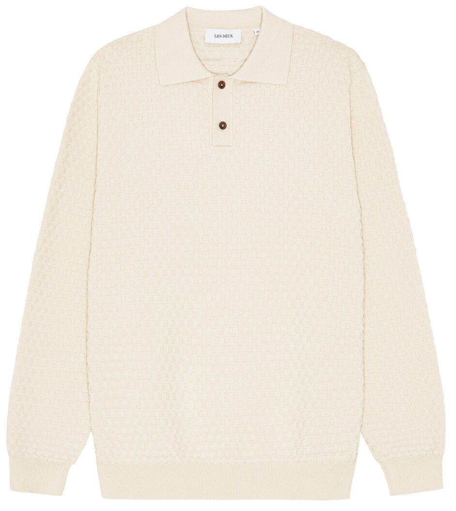 Billy Weave Knitted LS Polo
