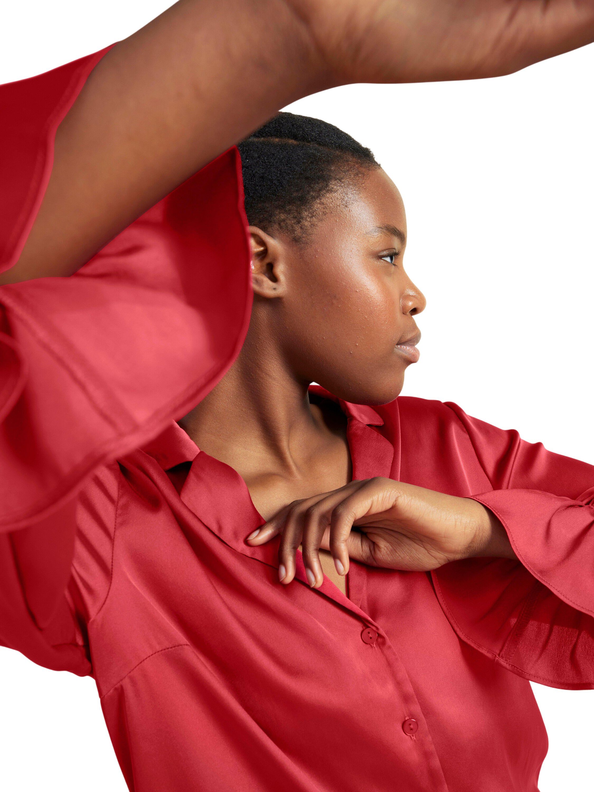 Komfortabel pyjamasskjorte med klas