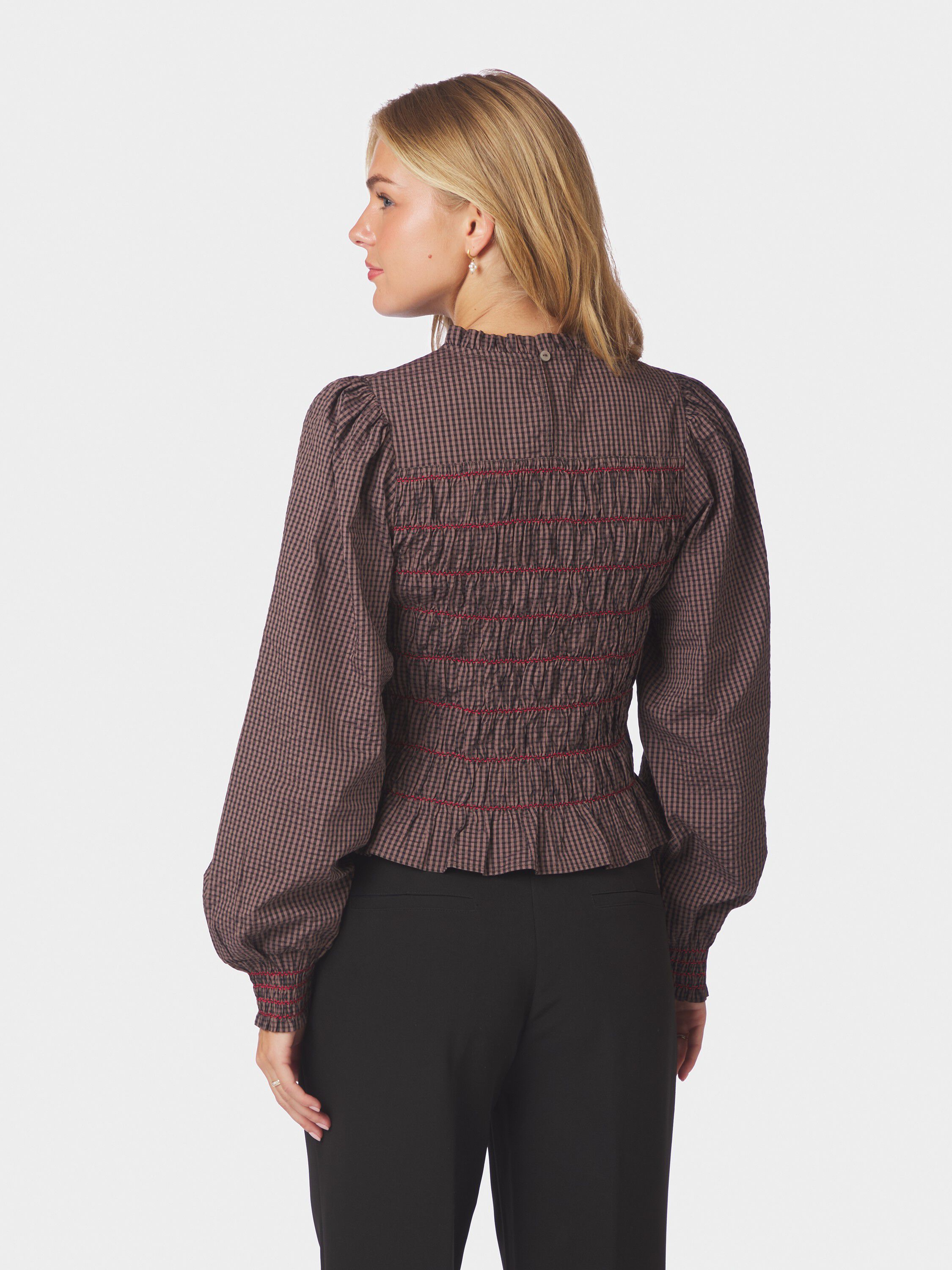 Oliana Check Blouse