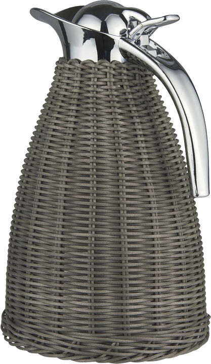 Termokande grå polyrattan flet