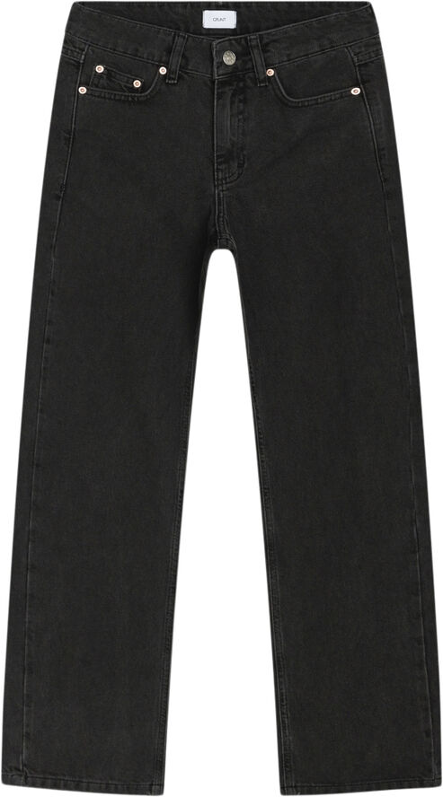 Nadia Midrise Straight Black