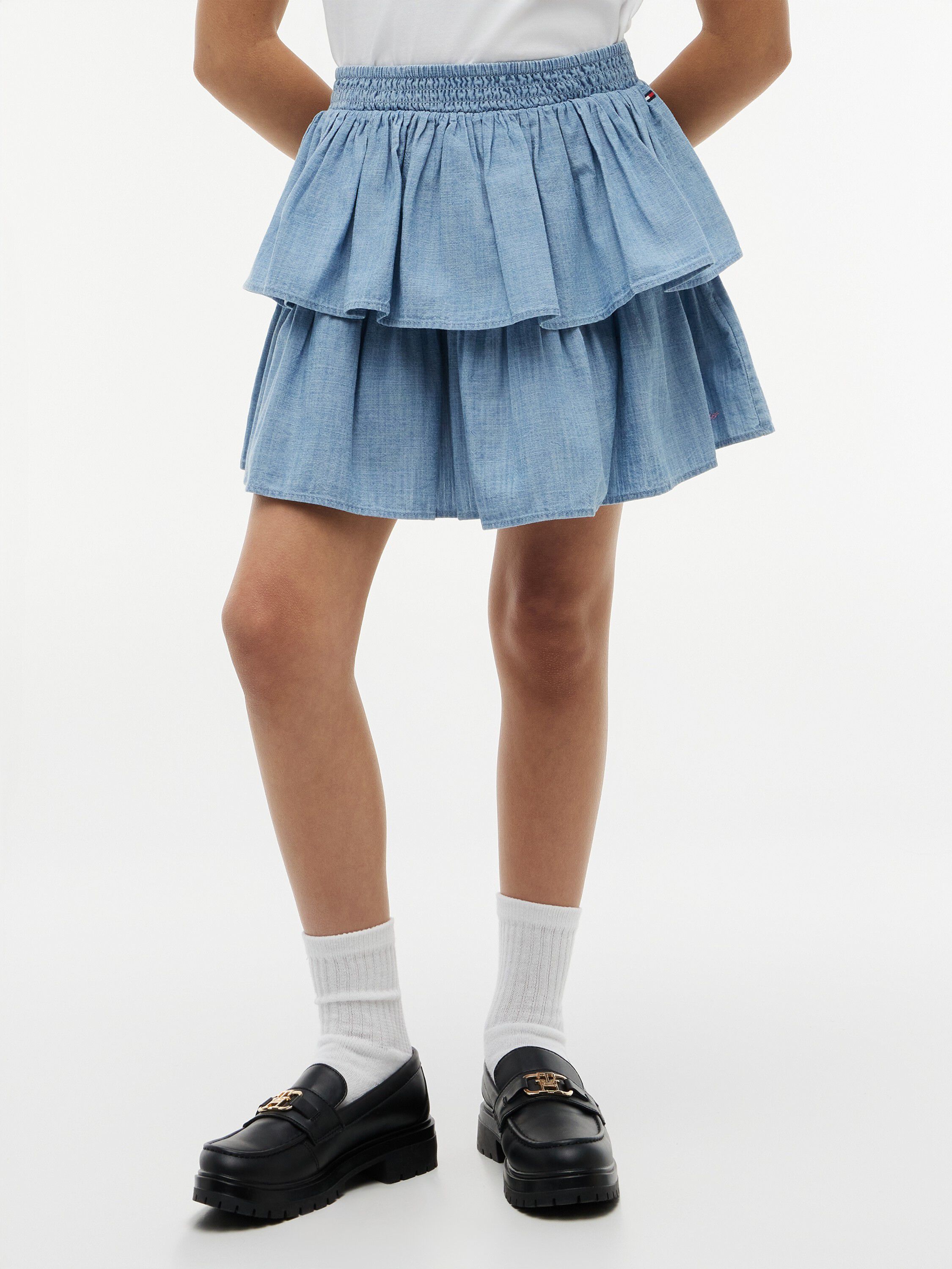 CHAMBRAY RARA SKIRT