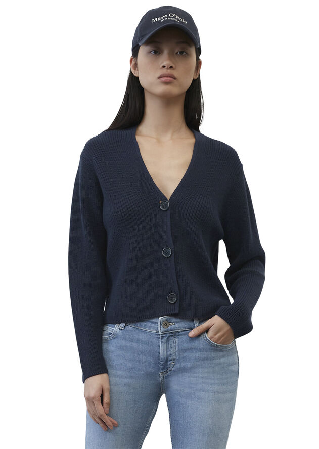 Cardigan, longsleeve, v-neck