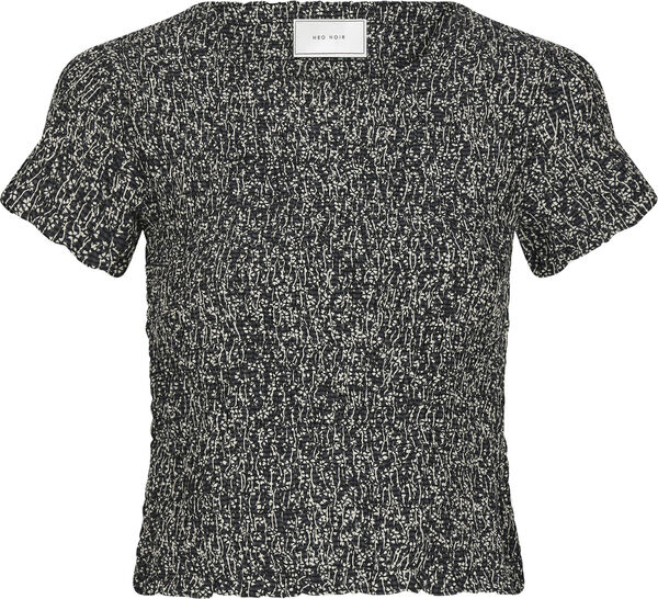 Aletta Flower Check Top