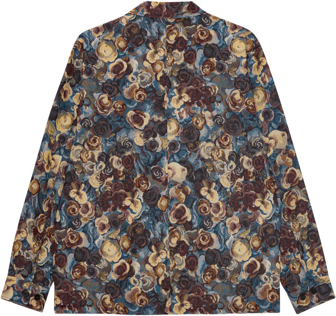 Flower Jacquard Overshirt