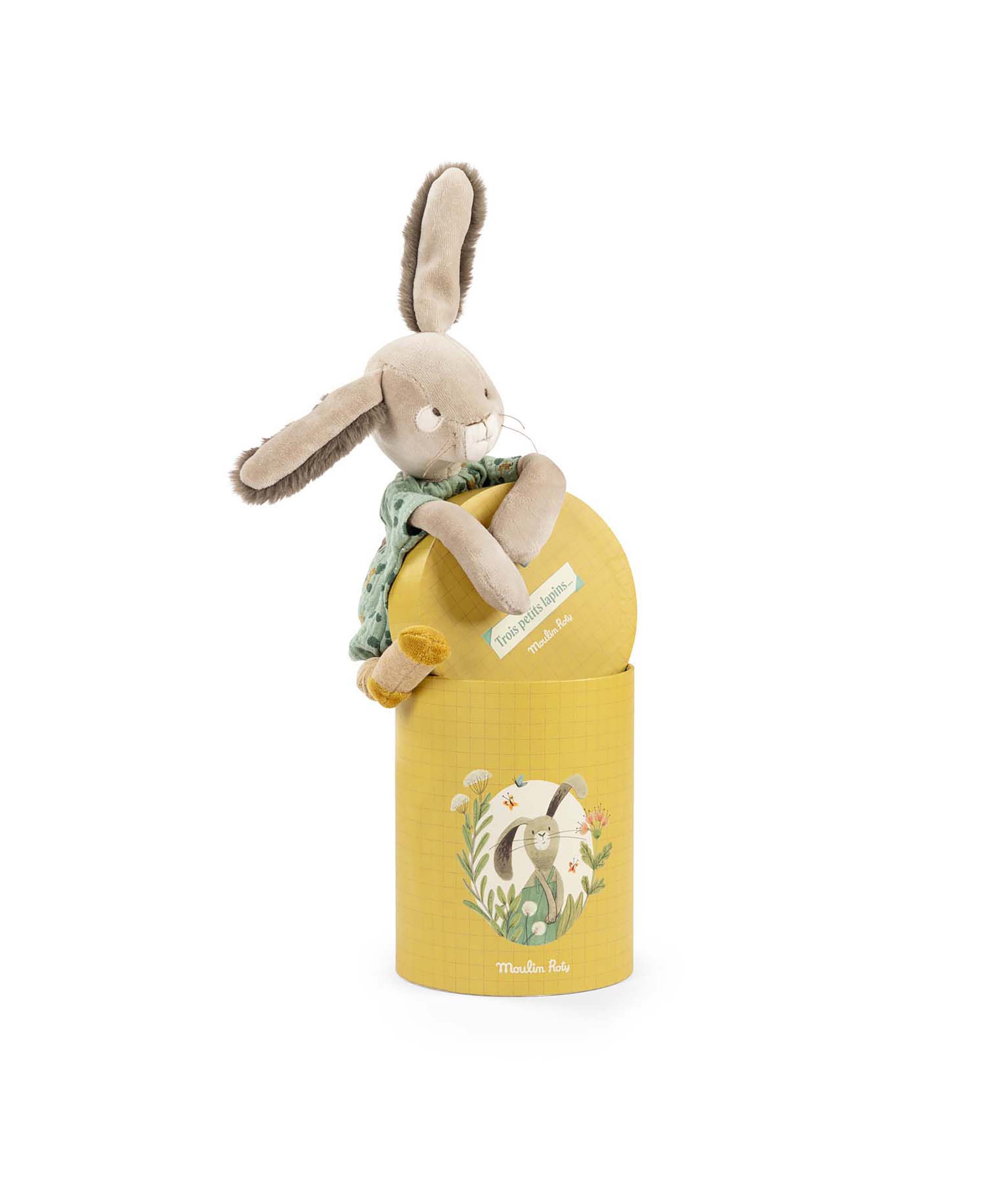 Moulin Roty - Kaninen Sauge 34 cm - Trois petits lapins