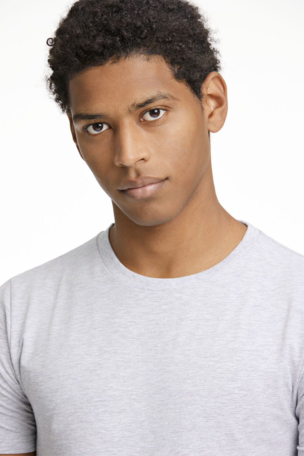 Mens stretch crew neck tee S/S