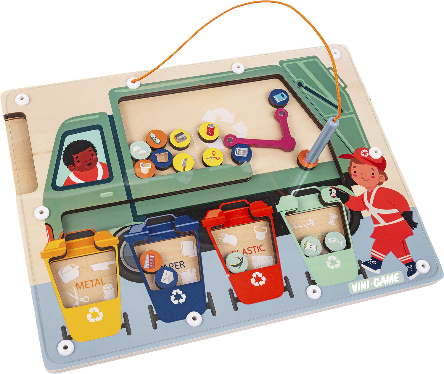 VINI MAGNET AFFALDS PUSLE