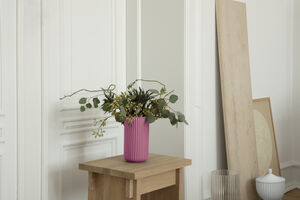 Lyngby Vase H20. 5 cm lilla porcelæn