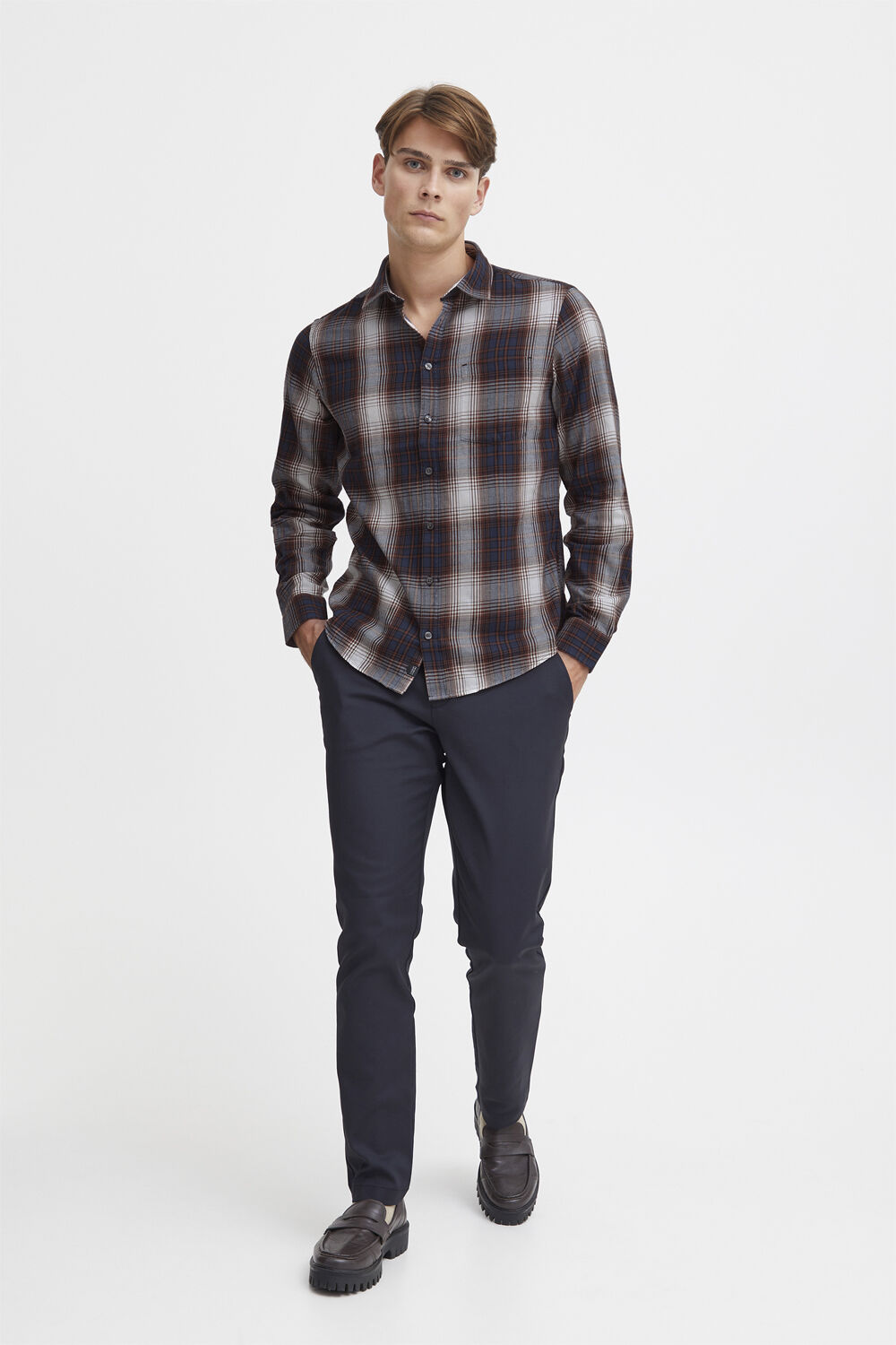 CFANTON LS checked shirt