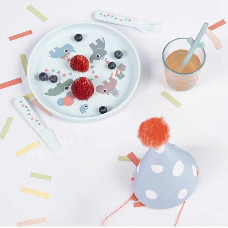 Foodie spisesæt Celebration Blå