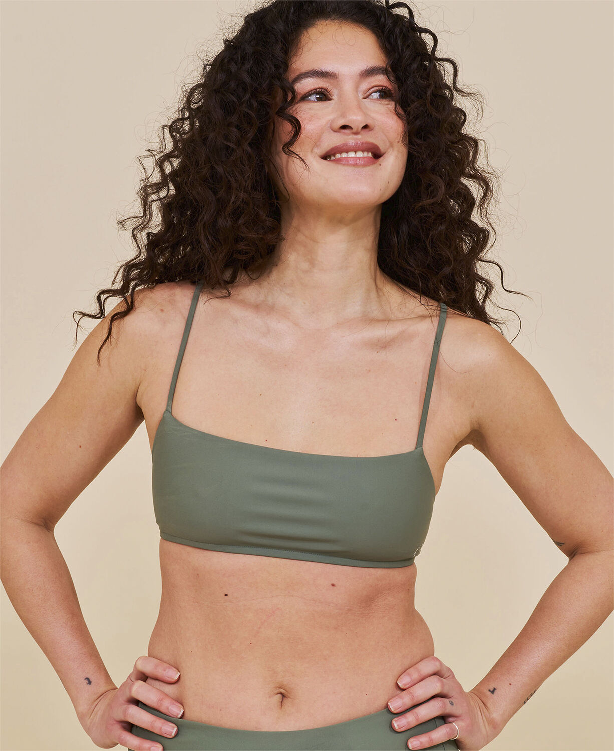 Sanur bandeau-bikini topp