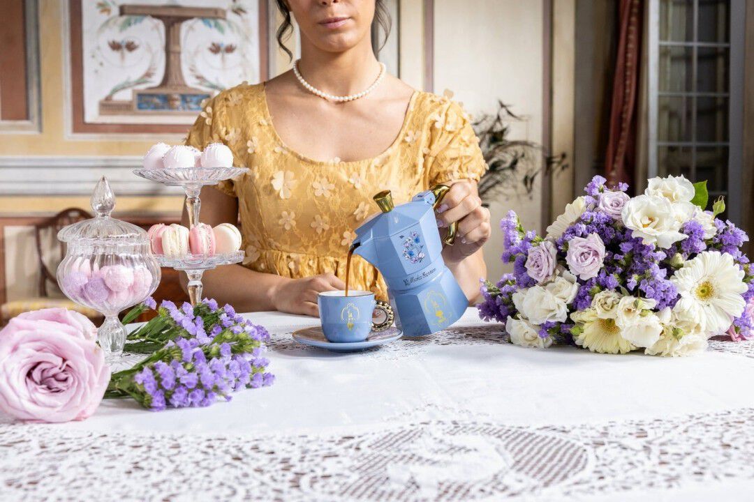 Moka Bridgerton Espressokande, 3 kop Bialetti