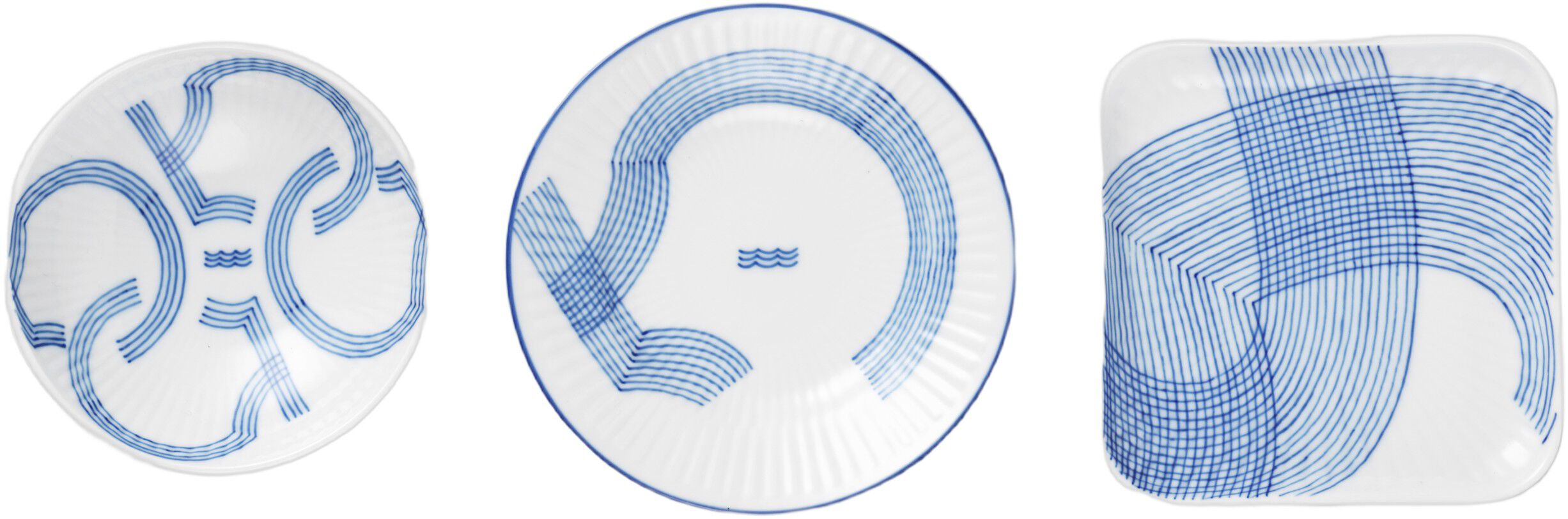 Motif lille fad, 3 stk.