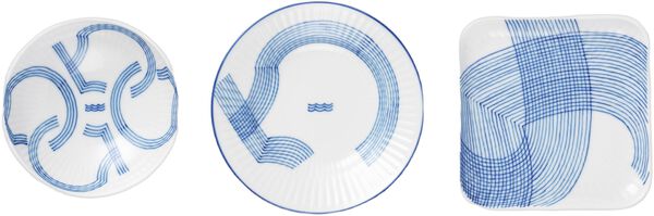 Motif lille fad, 3 stk.