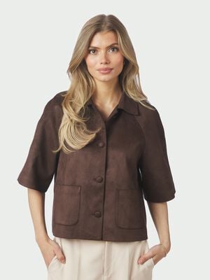 Editta Faux Suede Jacket