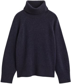 WOOL CASHMERE TURTLENECK