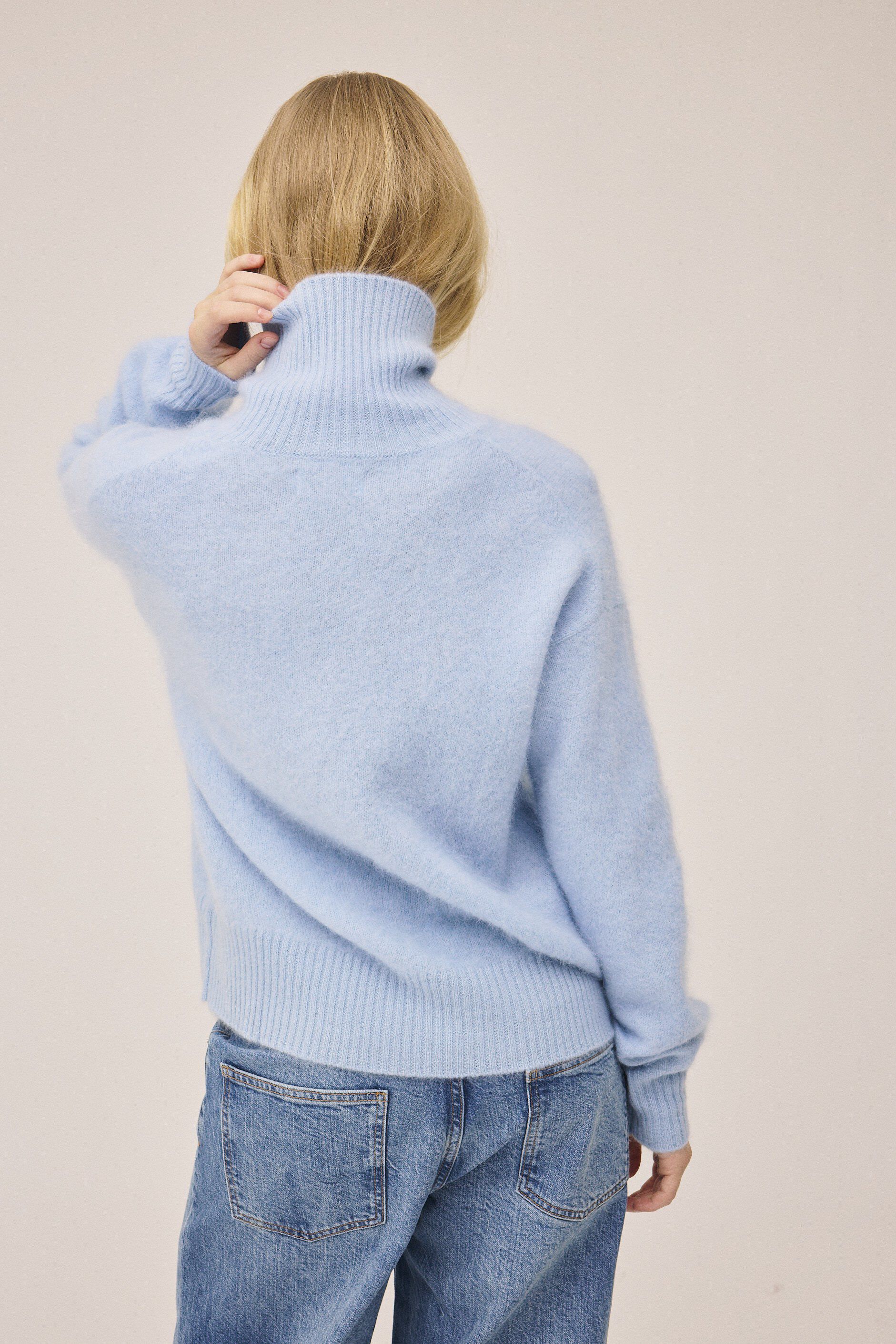 Kathy 4 High Neck Sweater - 100% Wool RWS