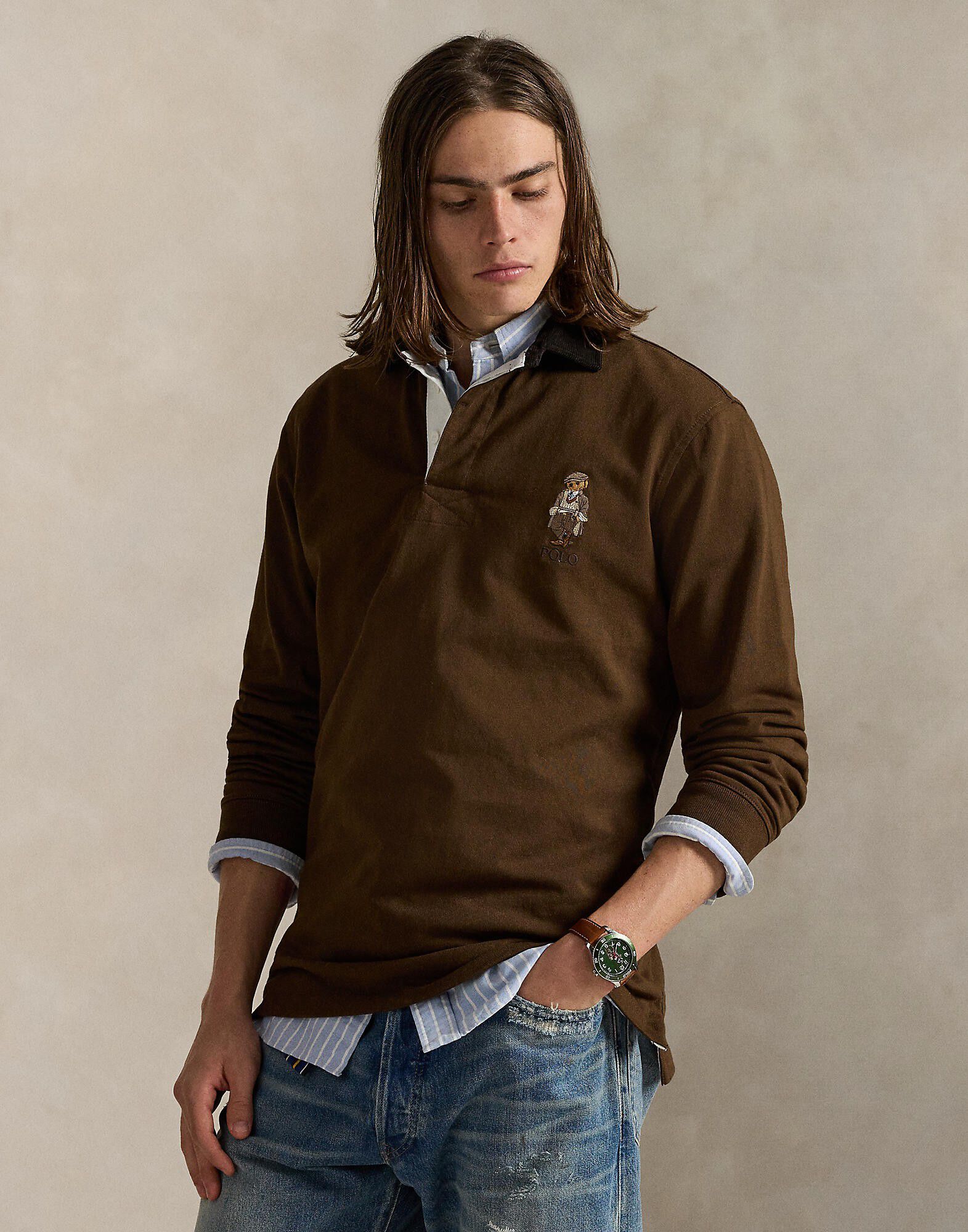 Classic Fit Polo Bear Rugby Shirt