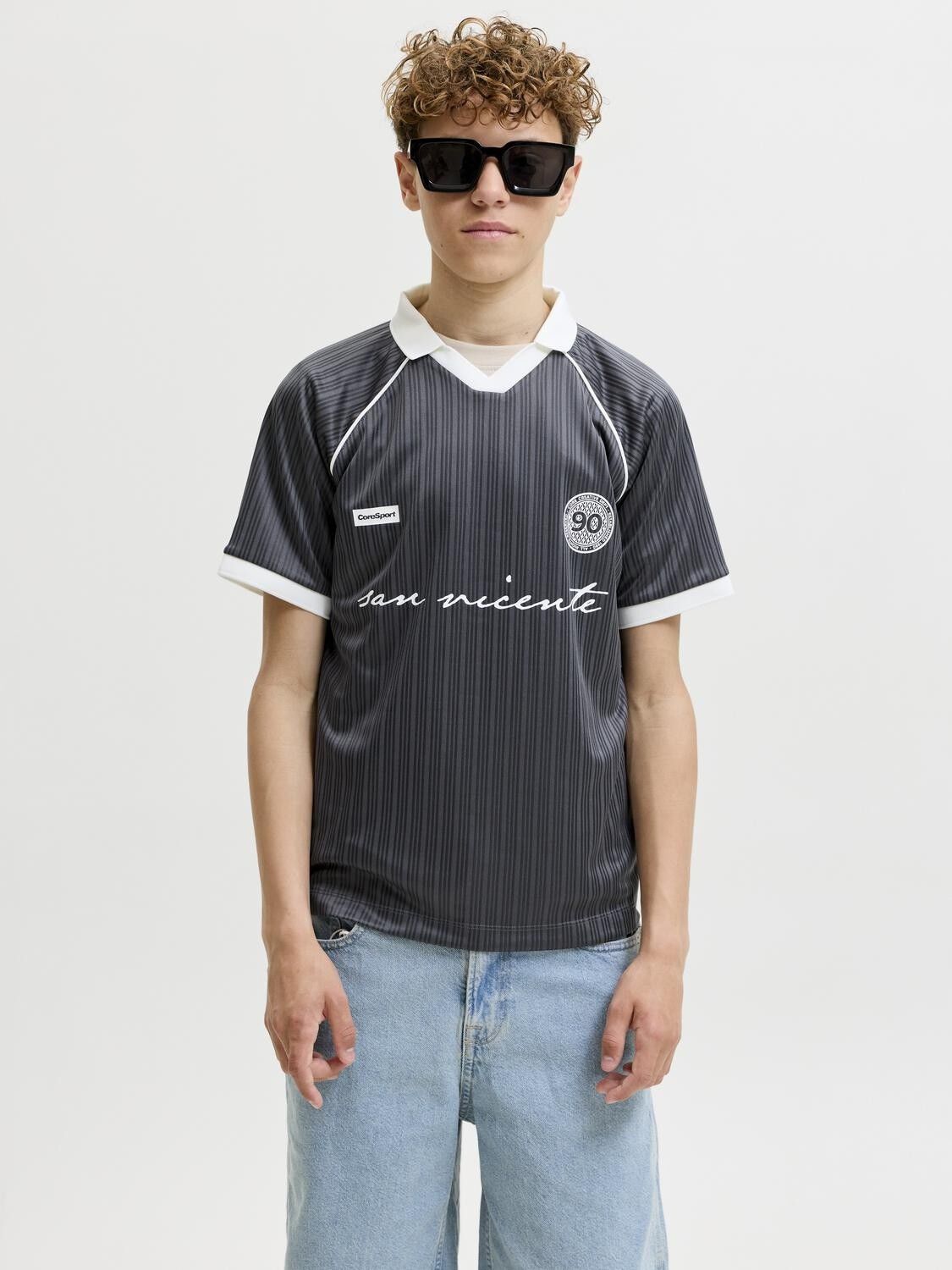 Jcoeterna Football Polo Ss Sa26 Sn Jnr