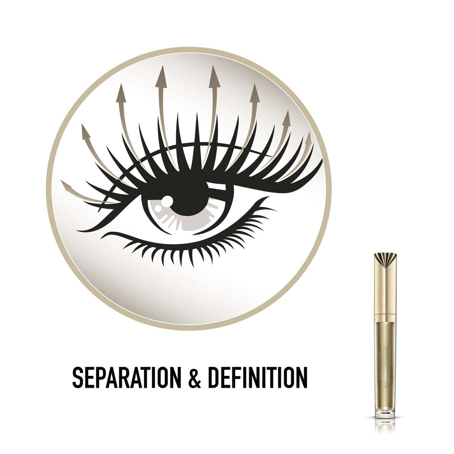 Max Factor Masterpiece High Definition Mascara, 01 Rich Black, 4. 5 ml