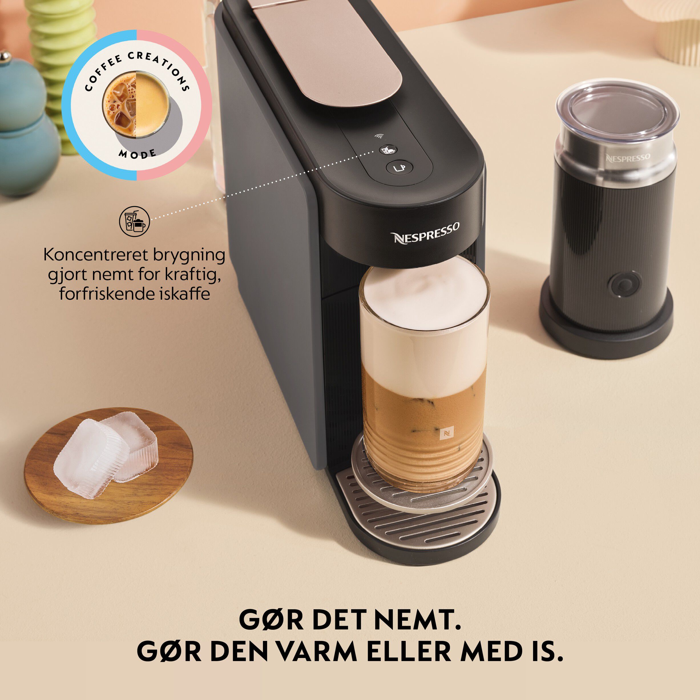 Vertuo Up & Milk kapselmaskine