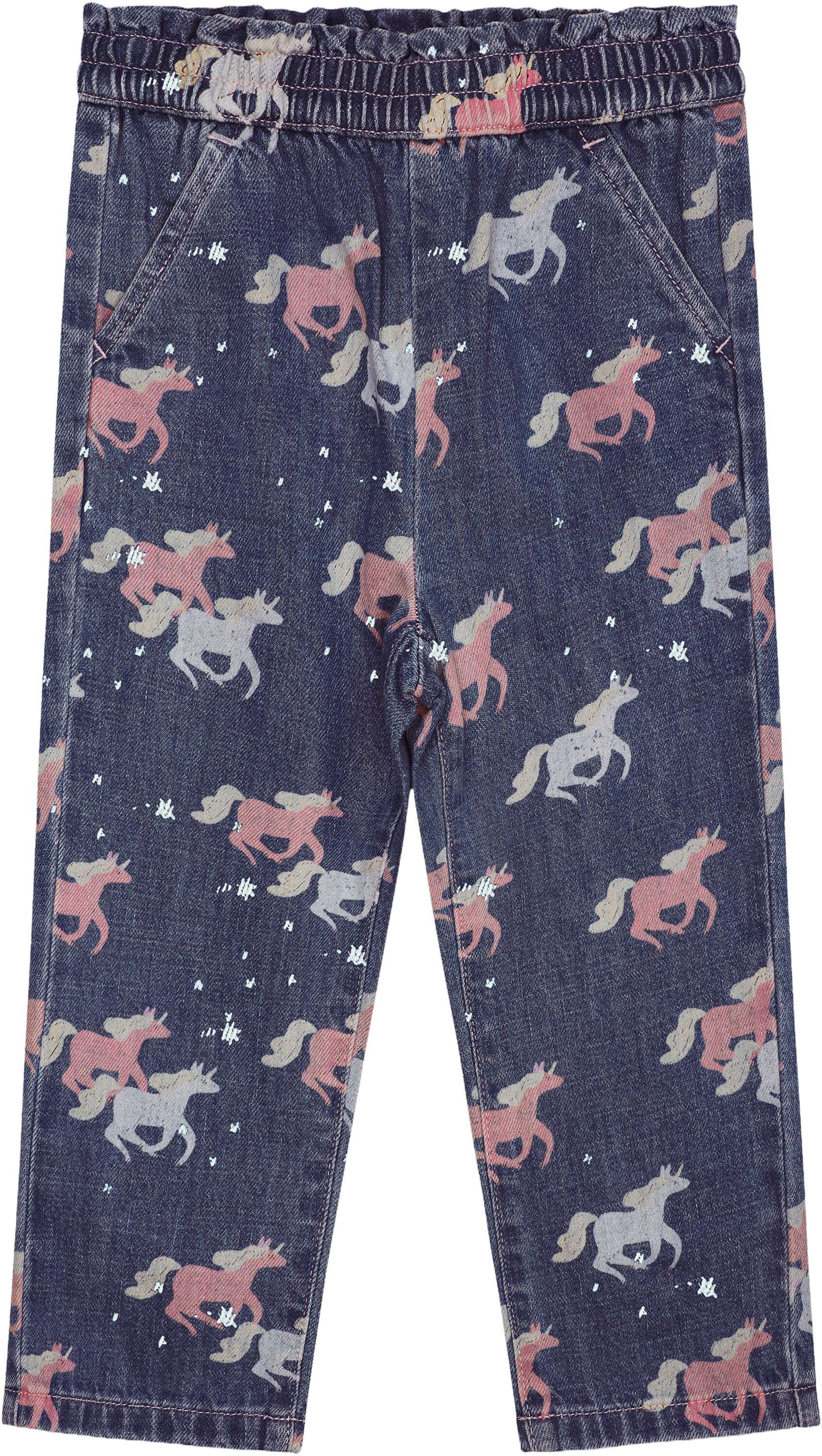 Unicorn Denim Jeans Frill at Waist