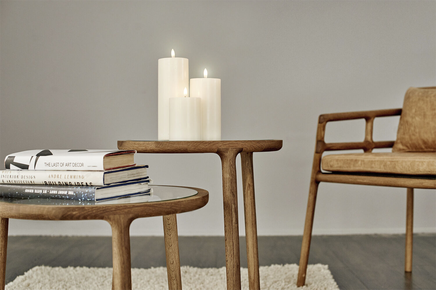 UYUNI Lighting - LED Taper Candle - twin pack - Nordic White - 2,3 x 2