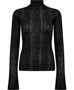 Peek Top Black Airy Linen-34