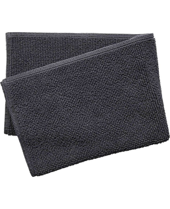 Bathmat stonewashed 60x90 concrete GOTS