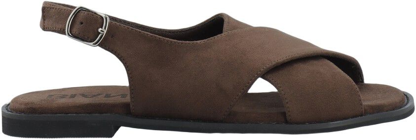 BIALEMON Cross Slingback Sandal Faux Suede