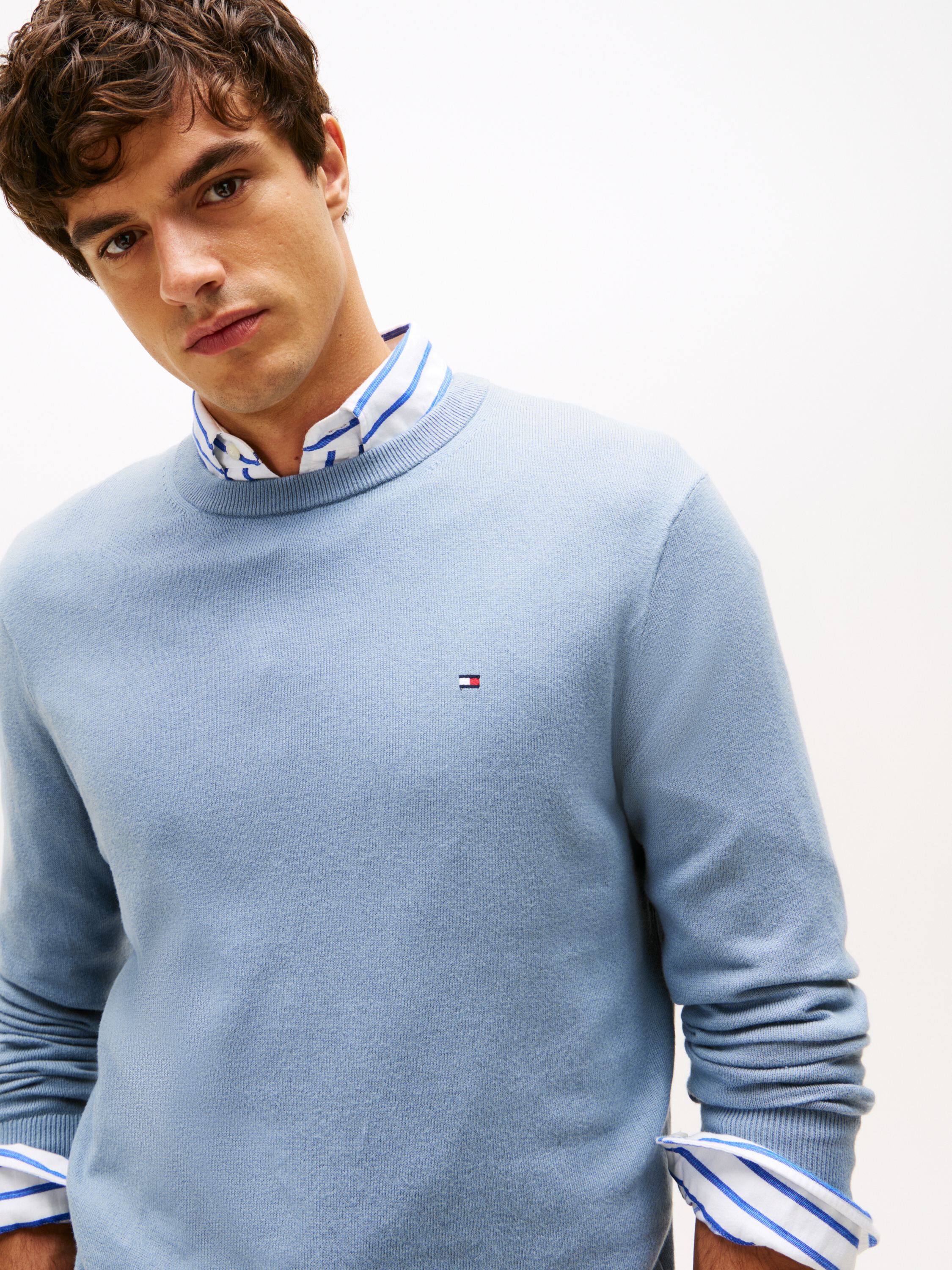 PIMA ORG CTN CASHMERE CREW NECK