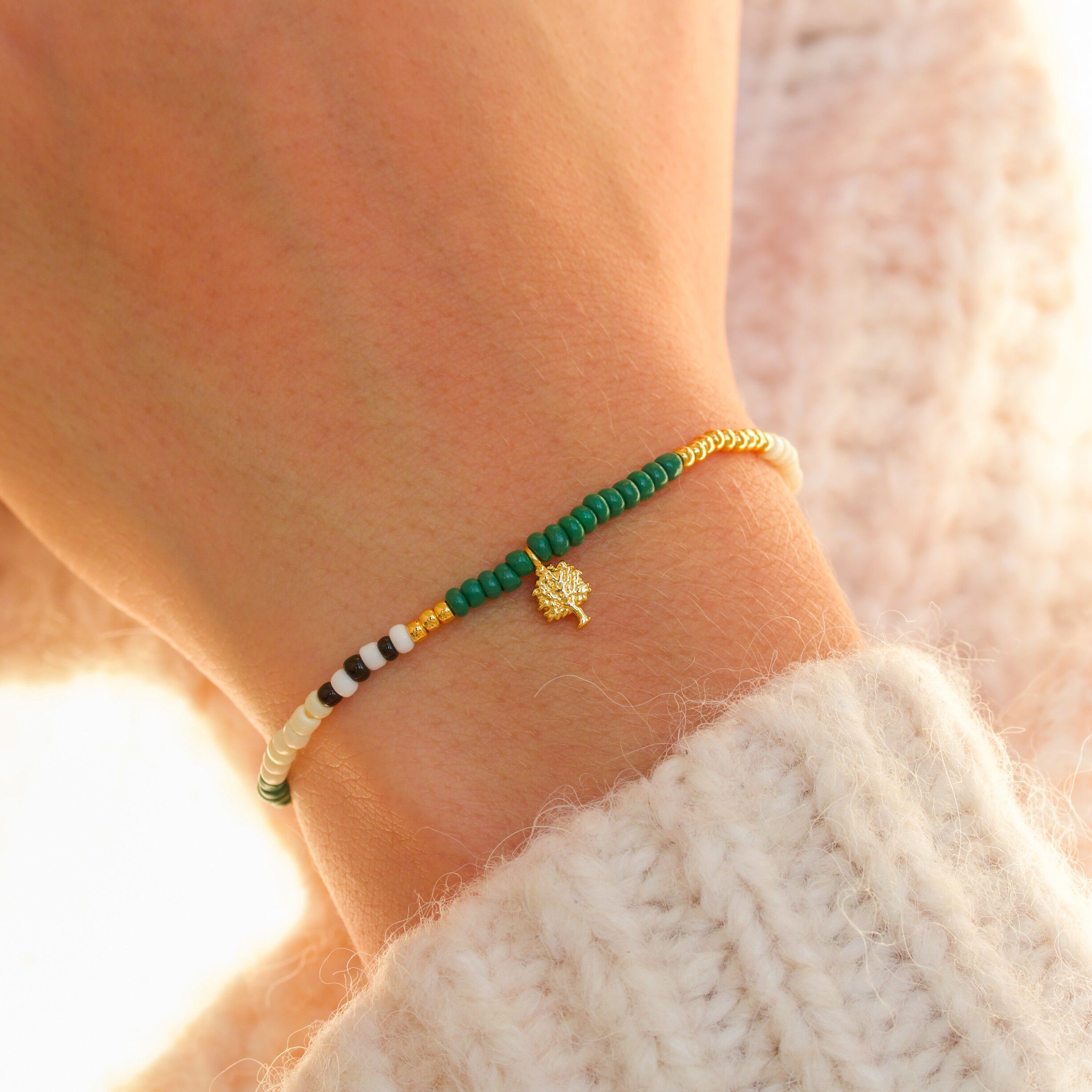 Oak of Life Pearl Bracelet