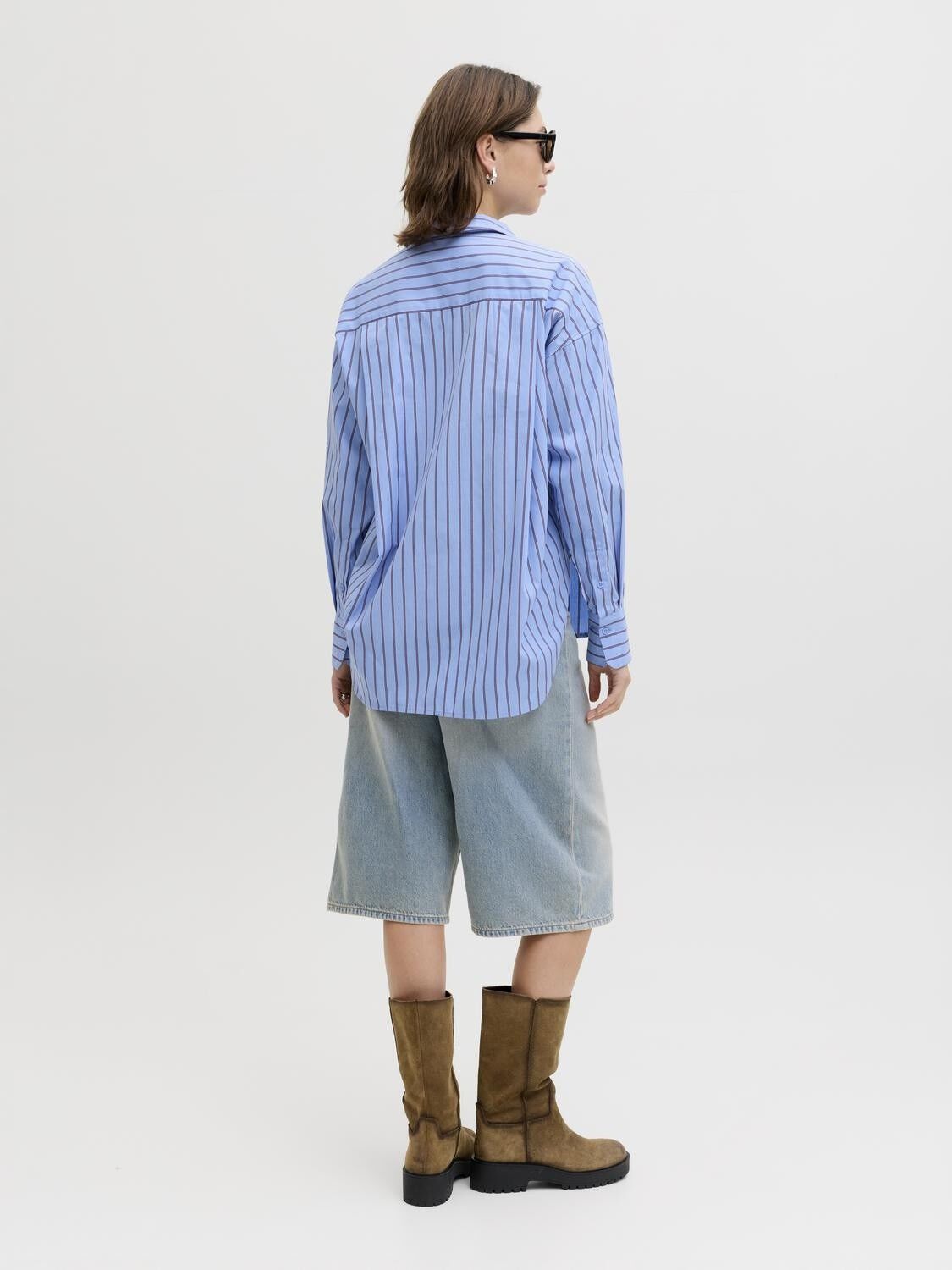 JXJAMIE LS RELAXED POPLIN SHIRT WVN