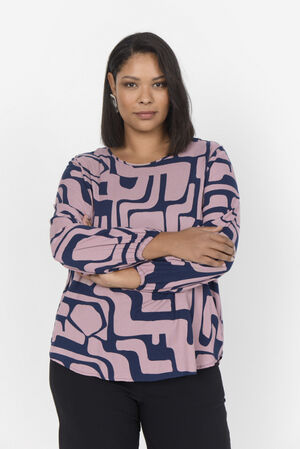 Curvy WA-JESSIE 1 Bluse Rosa