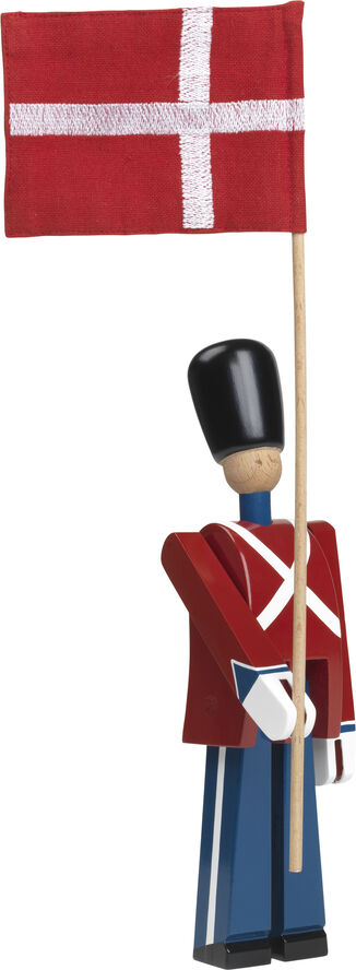 Fanebærer med tekstilflag