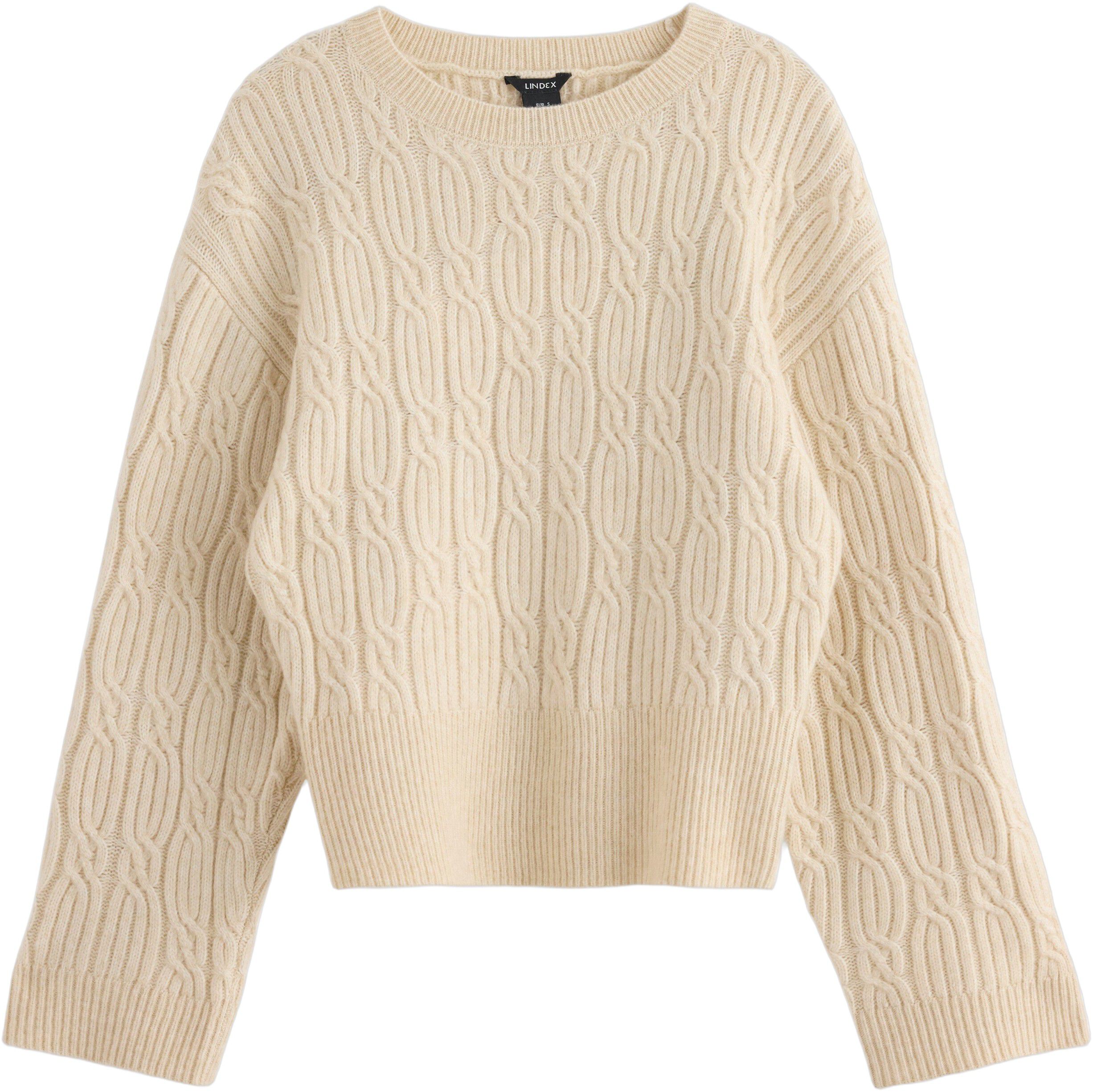 M&ouml;nsterstickad tr&ouml;ja med vida &auml;r