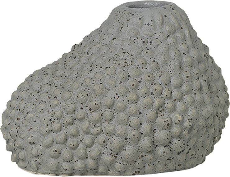 Vulca Mini Vase - Grey dots