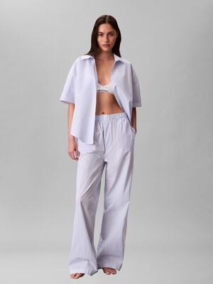 RELAXED POPLIN SS SHIRT