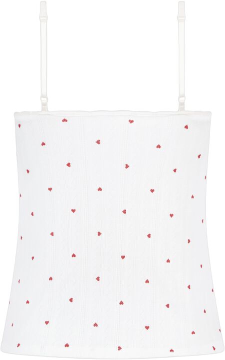 CAMI POINTELLE LACE HEART